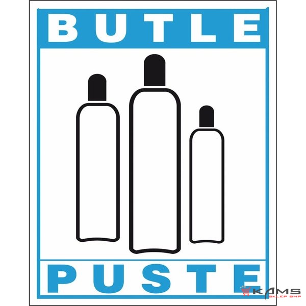 ZZ-22G - Znak gazowniczy Butle Puste - 150x205