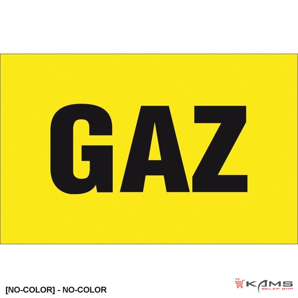 ZZ-29G - Znak gazowniczy Gaz - 150x205