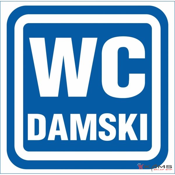 ZZ-63 - Znak WC damski - 100X100-150X150