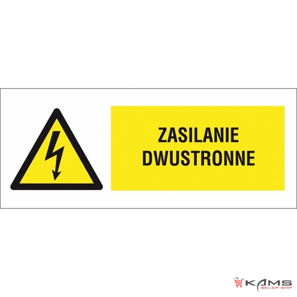 ZZ-7EOB - Znak elektryczny Zasilanie dwustronne. - 74X210