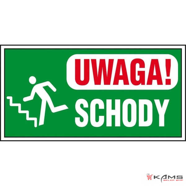 ZZ-85 - Znak Uwaga schody - 110X210