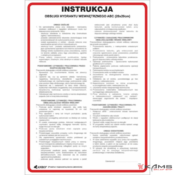 ZZ-IP17C - Instrukcja BHP i PPOŻ Instrukcja obsługi hydrantu wewnętrznego - 200x200