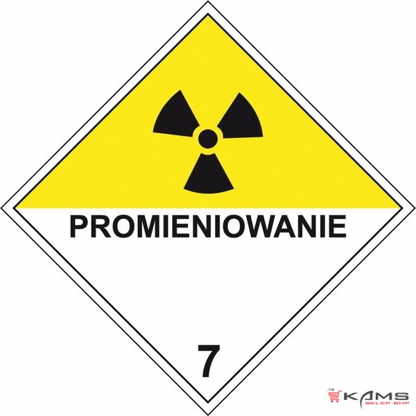 ZZ-T15 - Oznakowanie substancji niebezpiecznych w transporcie Materiały promieniotwórcze - 300x300