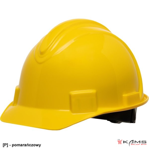 HW-KAS-SHORT - Hełm ochronny niewentylowany z tworzywa HDPE - 3 kolory