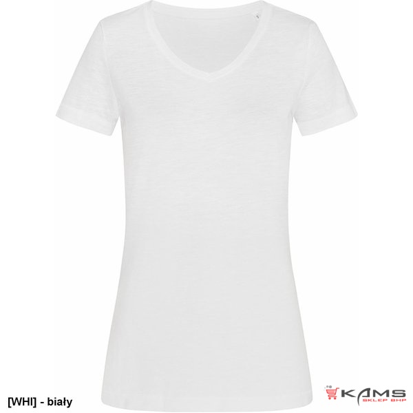 SST9510 - T-shirt damski V-neck ST9510 - 5 kolorów - S-XL