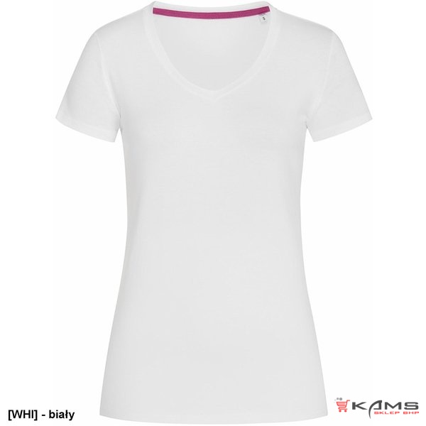 SST9710 - T-shirt damski V-neck ST9710 - 5 kolorów - S-XL