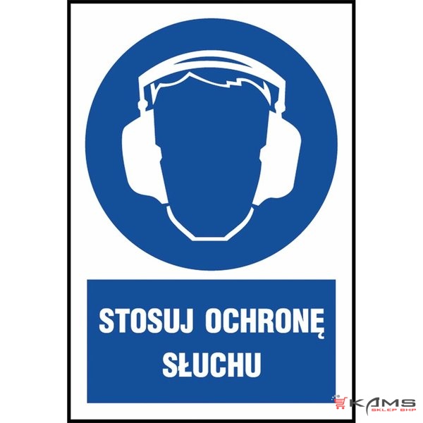 Z-4N1 - Znak BHP „Stosuj ochronę słuchu” - 220x300