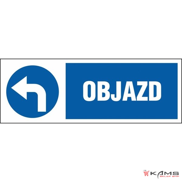 ZZ-10KL - Znak klęski żywiołowe Objazd - 100x300-150x450