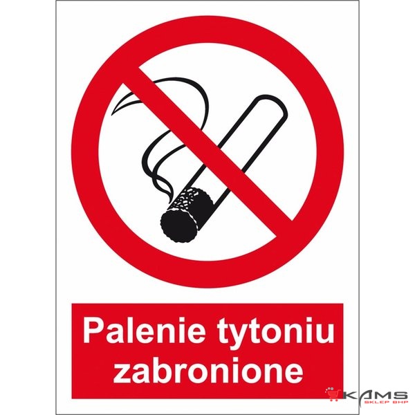 ZZ-12P-1 - Znak ochrony PPOŻ Zakaz palenia - 200x300-150x205