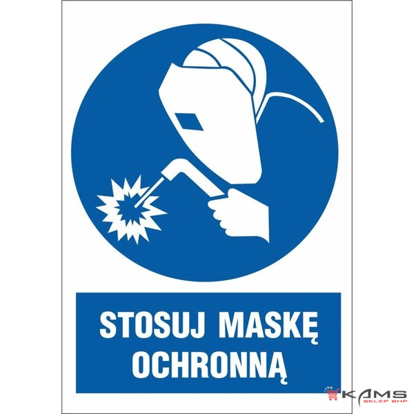 ZZ-25N-1 - Znak BHP Stosuj maskę ochronną - 220x300
