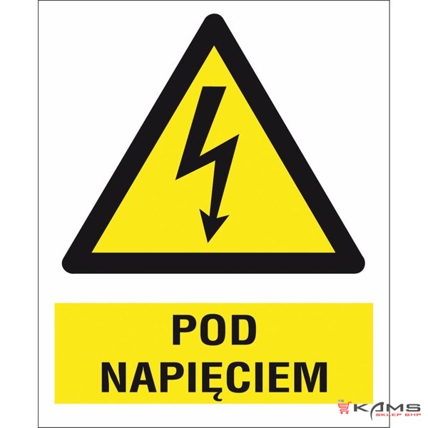 ZZ-2EOA - Znak elektryczny Pod napięciem. - 210x297-105X148