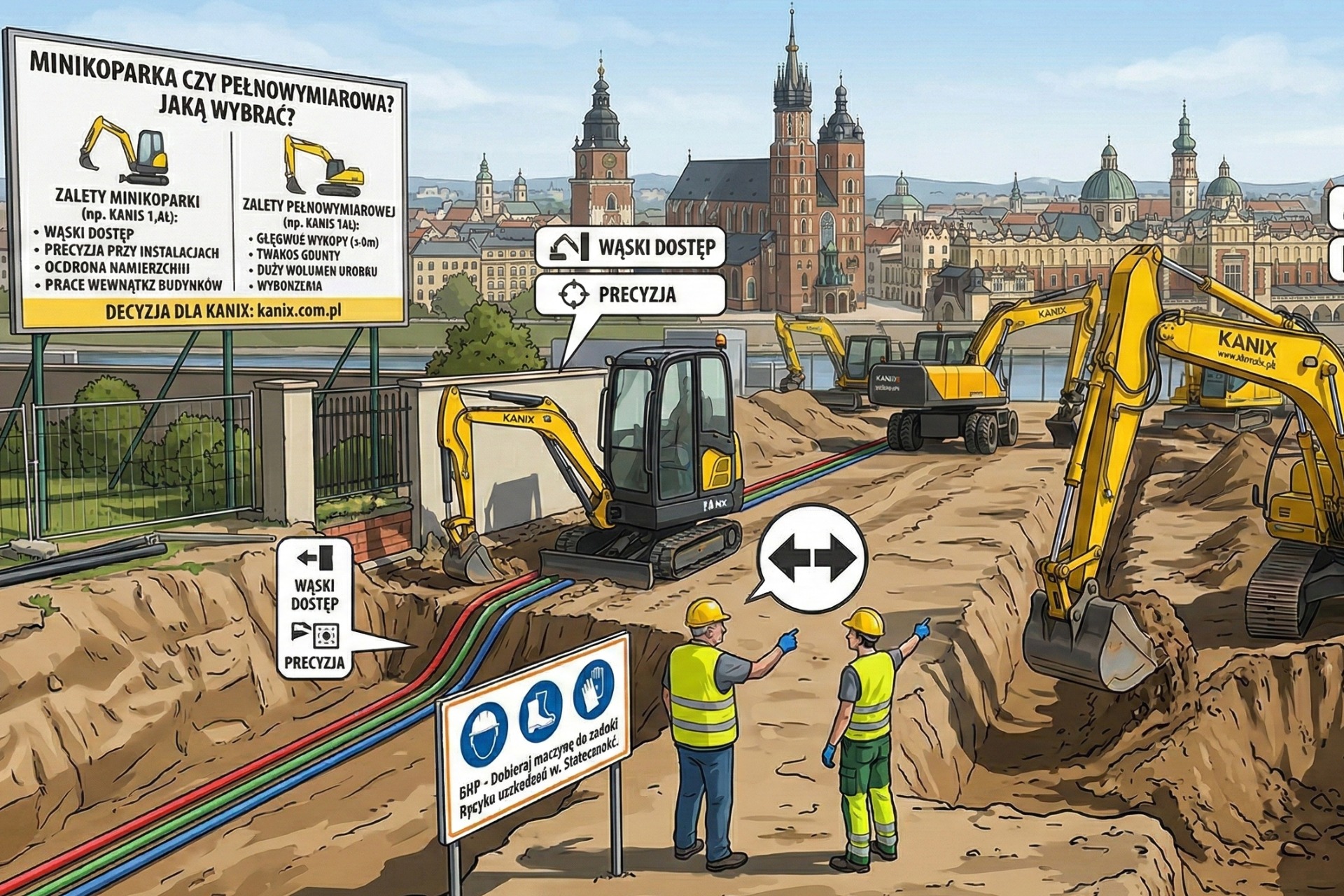 Minikoparki vs koparki pełnowymiarowe – kiedy wybrać mniejszą maszynę?